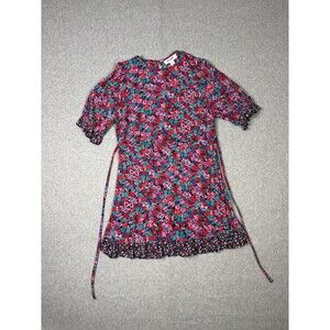 Rixo x Target Babydoll Feminine Multi-Colored Floral Dress Size 6